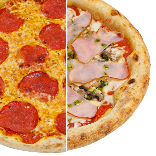 Піца половинки