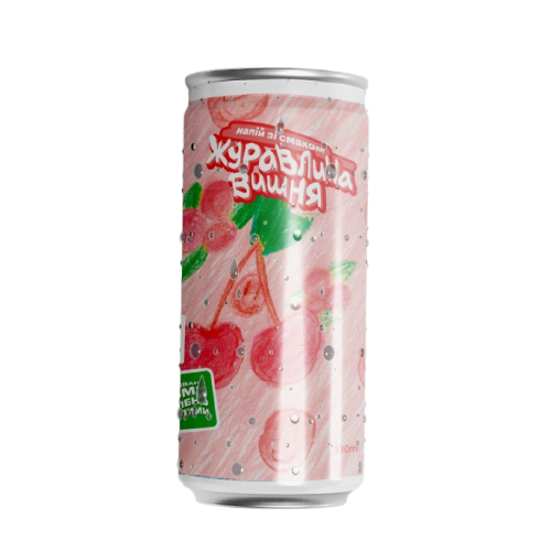 Лимонад Mova Журавлина Вишня 0,33 л